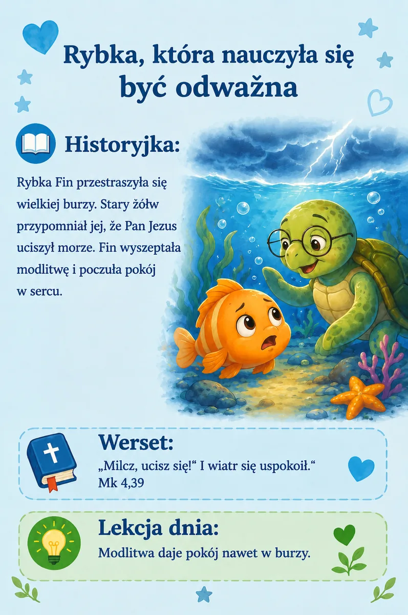Rybka, która nauczyła się być odważna