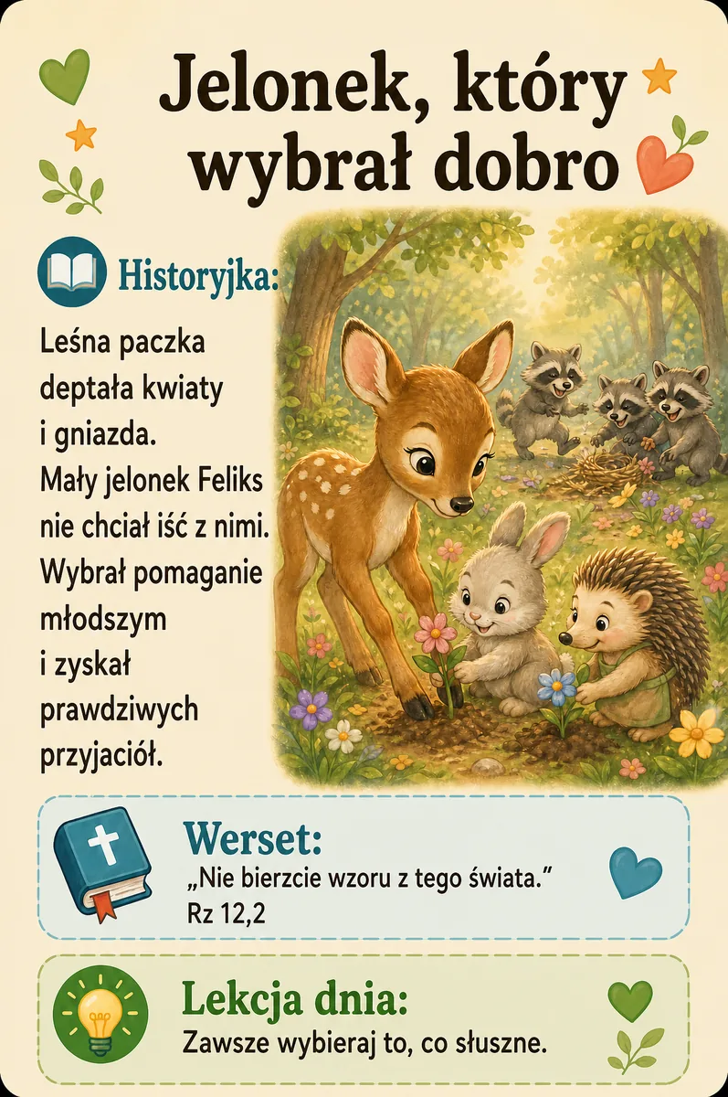 Jelonek, który wybrał dobro