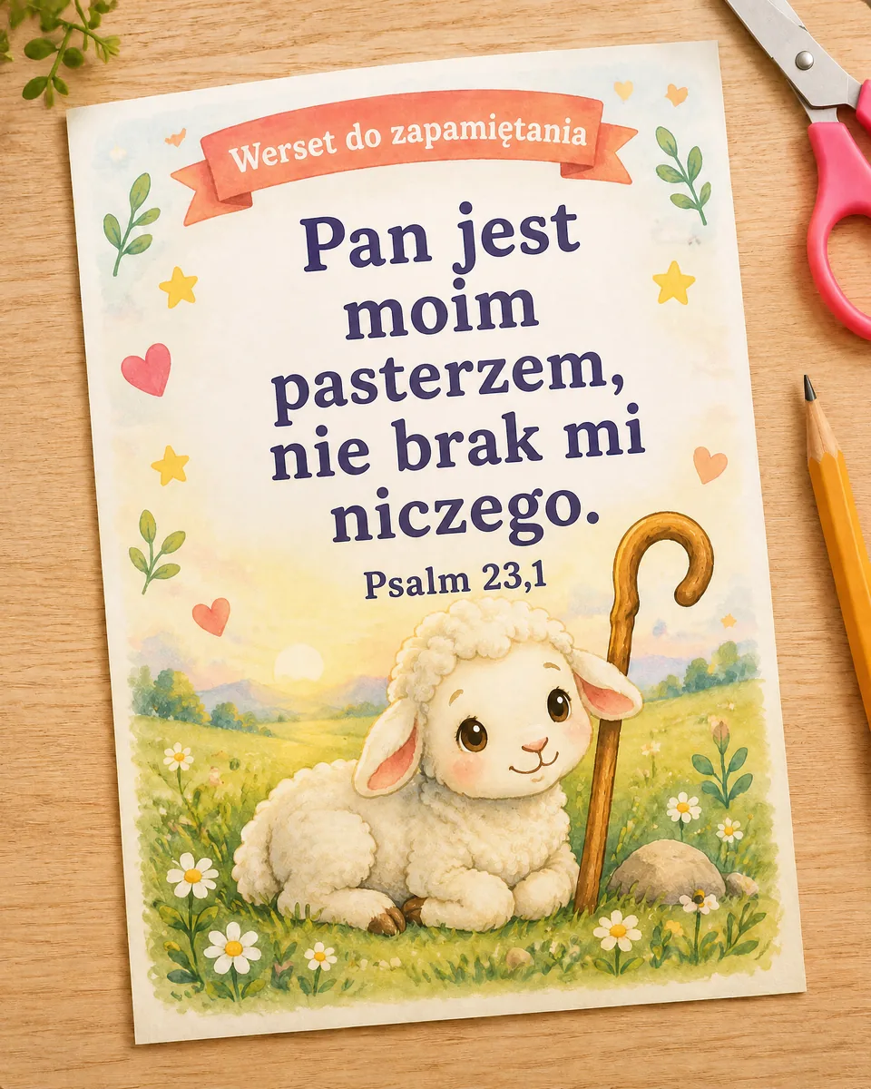 Ilustrowany werset do zapamiętania